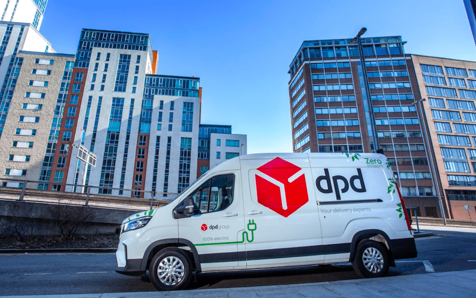 E-commerce changes to help the environment DPD van 