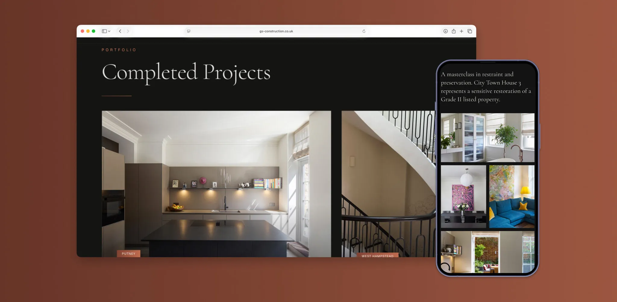 Construction web development agency