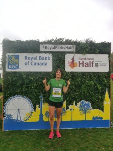 Izzie Milligan Royal Parks Half Marathon 2018 Foundry Digital