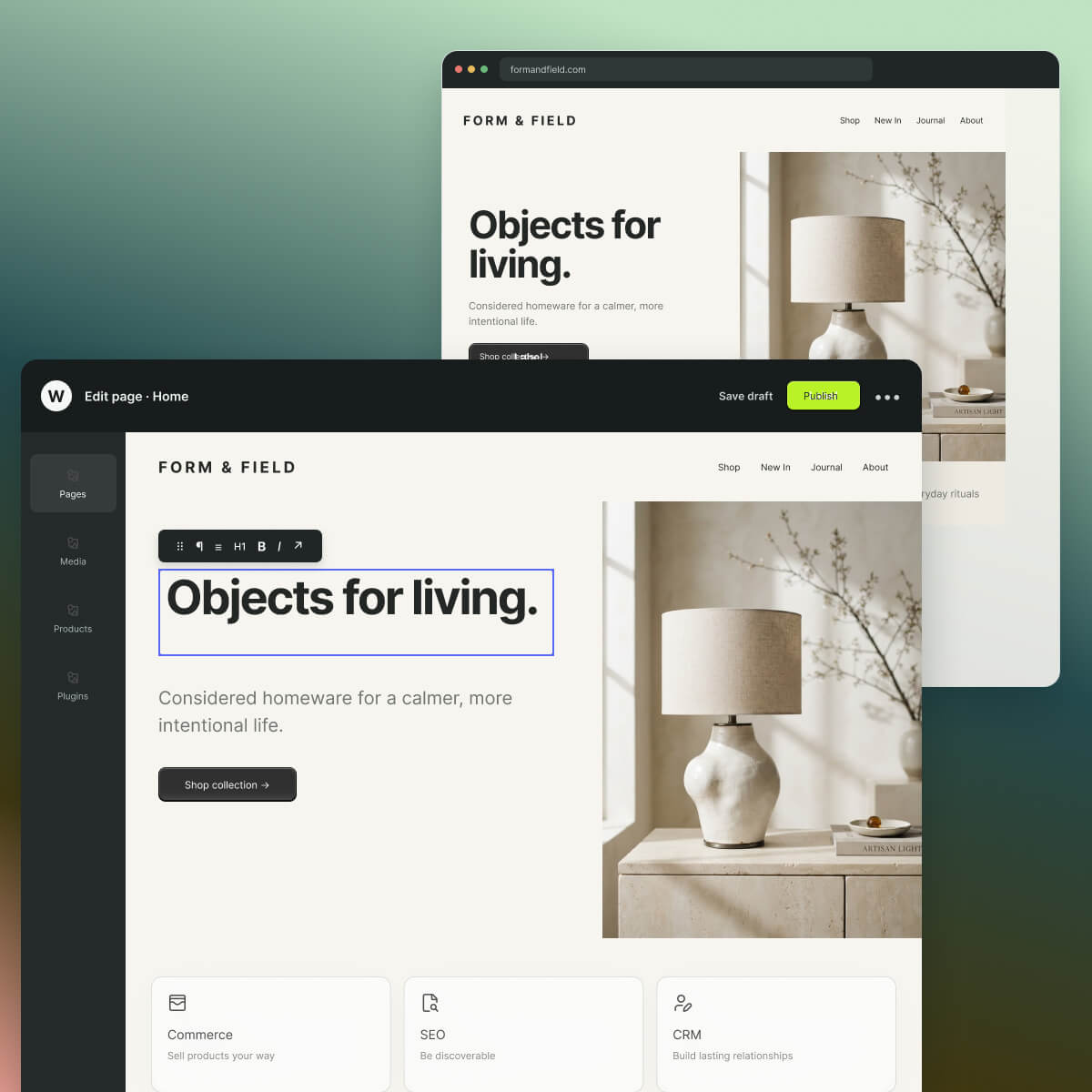 Need a flexible CMS you control Think WordPress