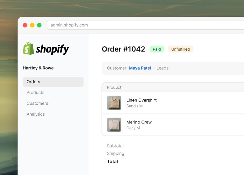shopify london ecommerce agency