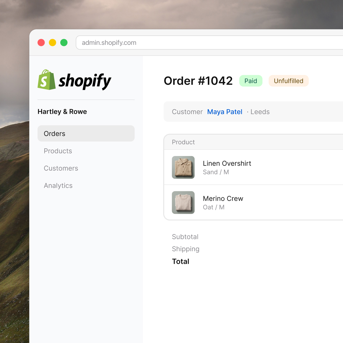 shopify platform